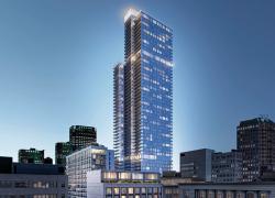 Récemment mis en chantier, le 1 Square Phillips sera livré en 2024. Image : Groupe Brivia