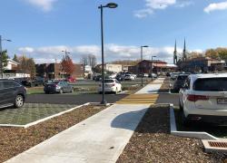 La Ville de Victoriaville a reçu une attestation Stationnement écoresponsable. Crédit : Ville de Victoriaville.