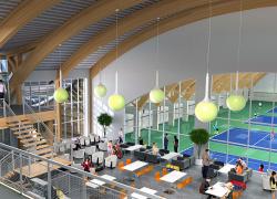 Les terrains de tennis n’auront jamais été aussi verts grâce à la construction p