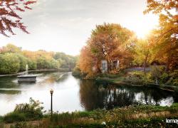 Le nouveau théâtre de Verdure verra le jour dans une perspective durable. Image : Lemay