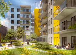 Du logement social sur fond vert