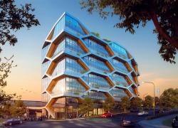 Le 2150 Keith Drive, à Vancouver, deviendrait le plus grand projet de construction à ossature en bois massif en Amérique du Nord. Crédit : DIALOG   