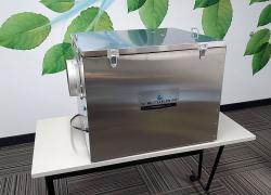 Venmar Ventilation a développé, en seulement 14 jours, un appareil à pression négative pour les hôpitaux et les centres d’hébergement. Photo : Venmar Ventilation