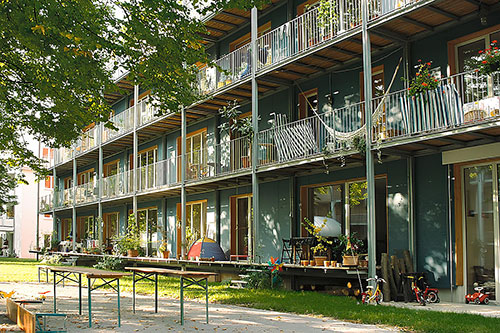 Vauban en Allemagne. Crédit : Passivhaus Vauban
