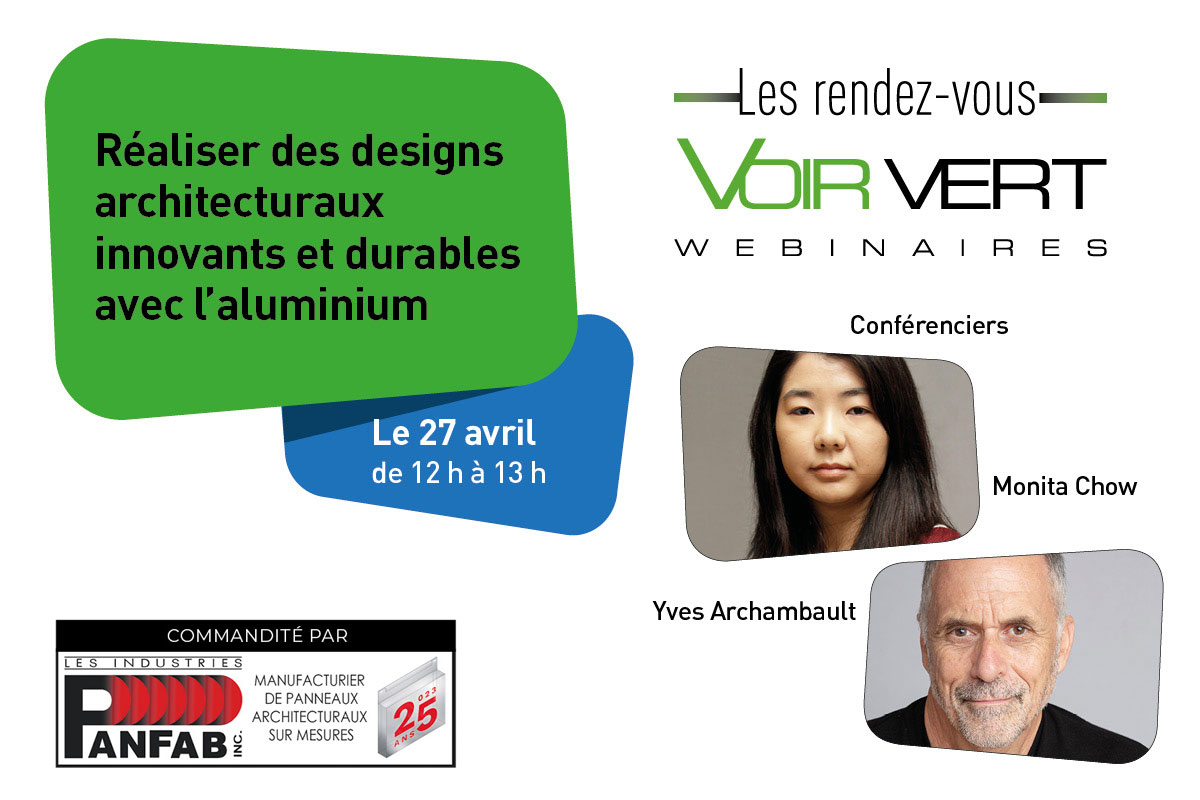 Webinaire : Réaliser des designs architecturaux innovants et durables avec l’aluminium