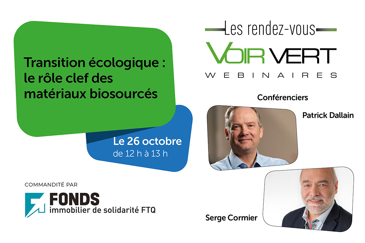 Webinaire : Transition écologique : le rôle clef des matériaux biosourcés